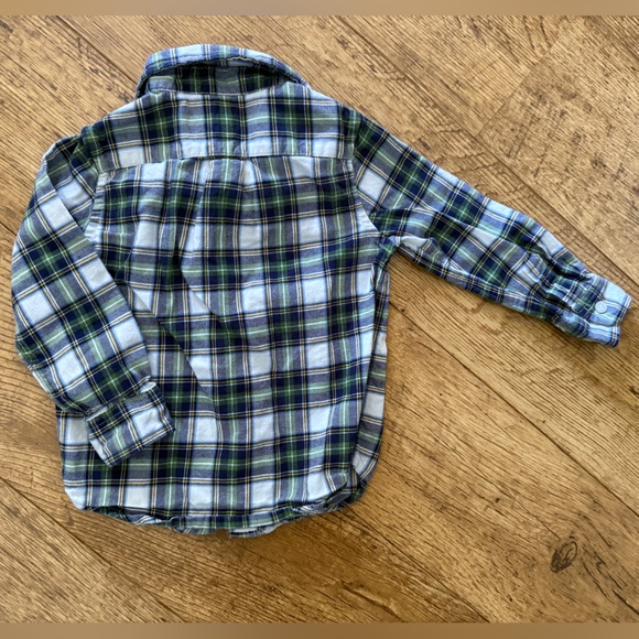 Janie and Jack Bundle 4 Long Sleeve Shirts 18-24 months Baby Boy Lot Linen Plaid - Picture 5 of 11